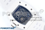 RM055 White Ceramic ZF 1:1 Best Edition on Shark Rubber Strap RMUL2 Super Clone - Image 8