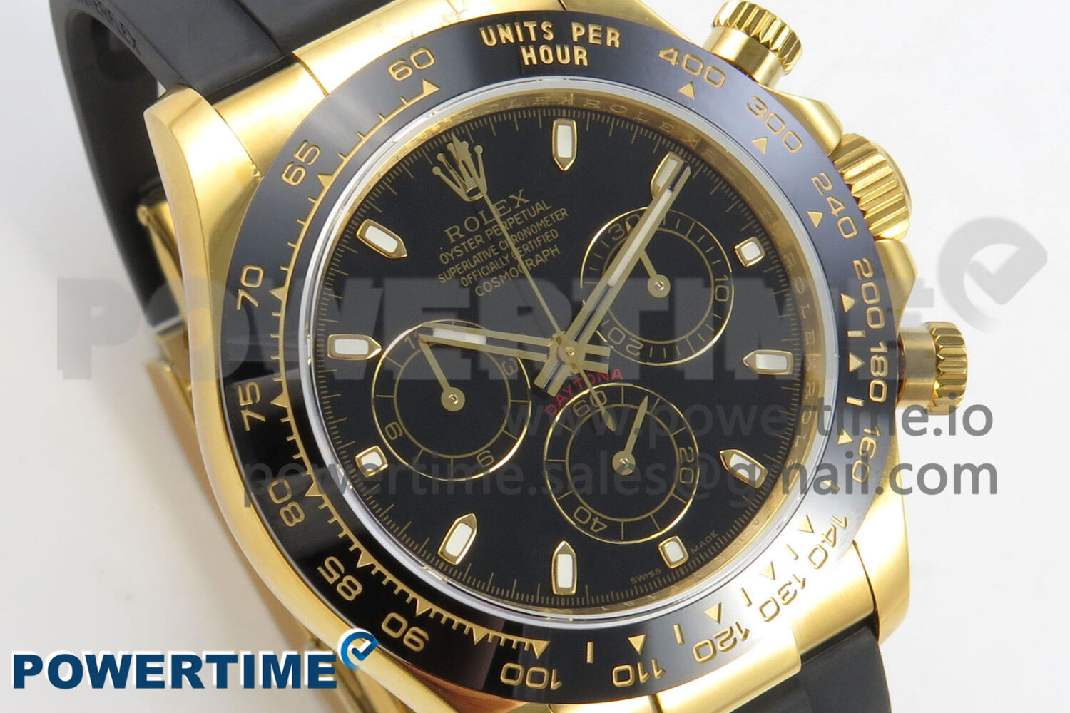 Daytona 116518 QF 1:1 Best Edition Black Dial on Oysterflex Strap SH4130 V11（Gain Weight） - Image 2