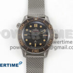 Seamaster 300 “No Time to Die” V6 Titanium VSF 1:1 Best Edition On Titanium Mesh Bracelet A8806 (Free Nato)