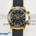 Daytona 116518 QF 1:1 Best Edition Black Dial on Oysterflex Strap SH4130 V11（Gain Weight）