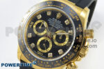 Daytona 116518 QF 1:1 Best Edition Black/YG Dial on Oysterflex Strap SH4130 V11（Gain Weight） - Image 3