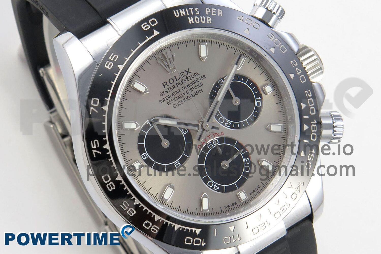 Daytona 116519 QF 1:1 Best Edition Grey/Black Dial on Oysterflex Strap SH4130 V11（Gain Weight） - Image 2