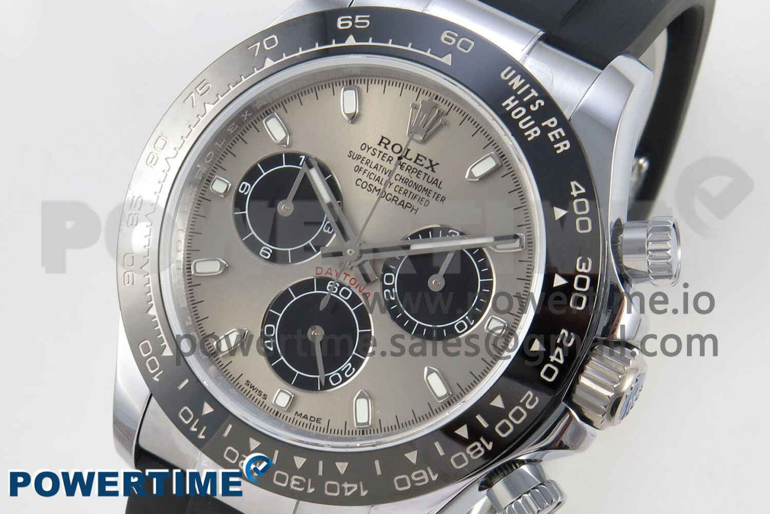 Daytona 116519 QF 1:1 Best Edition Grey/Black Dial on Oysterflex Strap SH4130 V11（Gain Weight） - Image 3