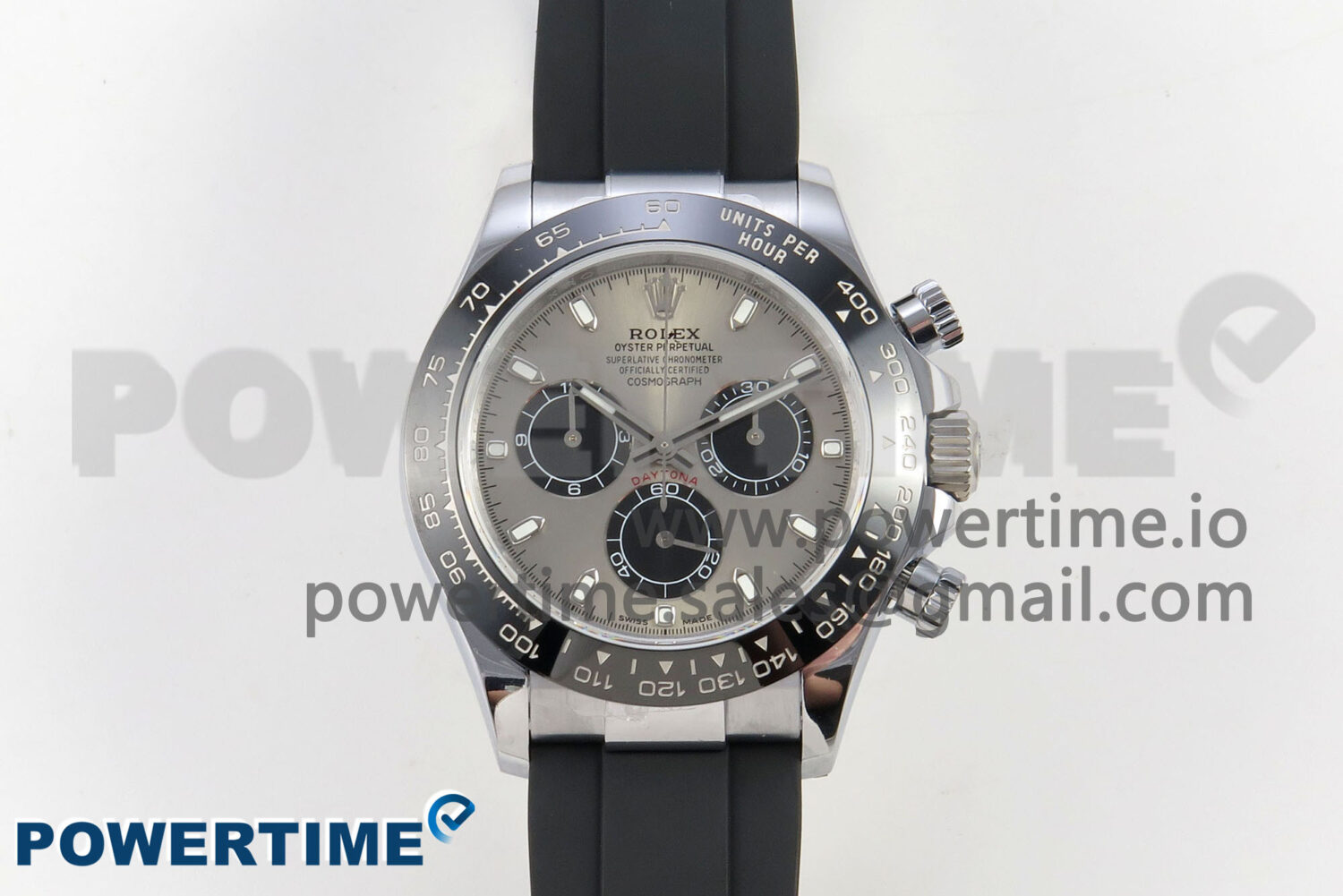 Daytona 116519 QF 1:1 Best Edition Grey/Black Dial on Oysterflex Strap SH4130 V11（Gain Weight） - Image 1