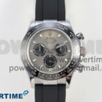 Daytona 116519 QF 1:1 Best Edition Grey/Black Dial on Oysterflex Strap SH4130 V11（Gain Weight）