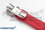 RM07 Ladies SS Diamonds Bezel ZF 1:1 Best Edition Red Diamonds Skeleton Dial on Red Rubber Strap CRMA2 Clone - Image 11