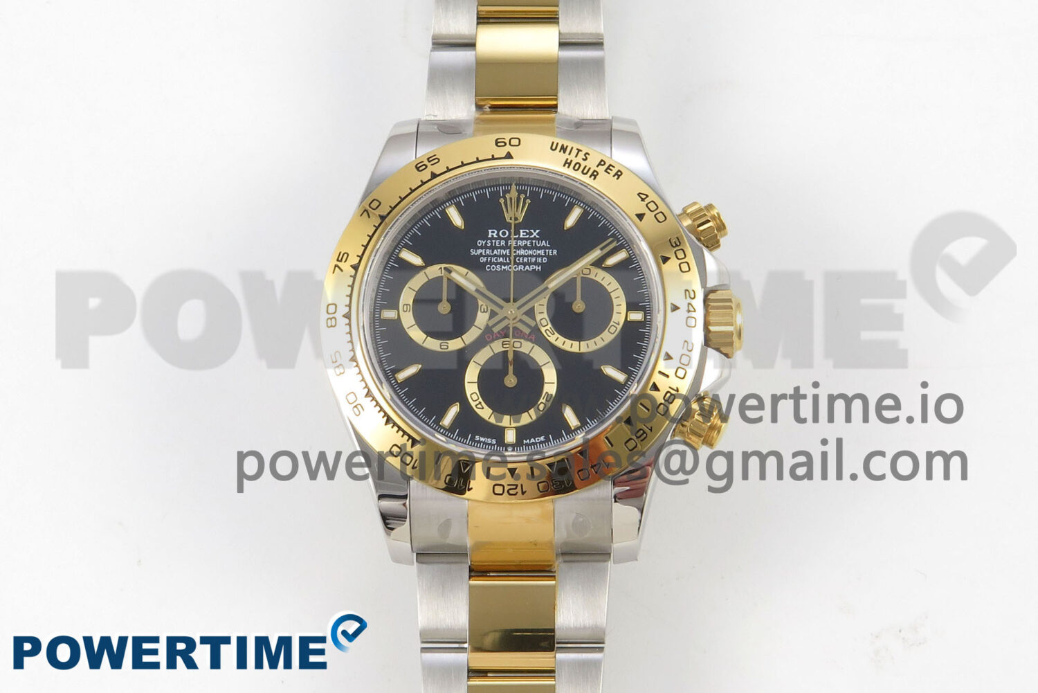 Daytona 126503 Clean 1:1 Best Edition 904L Black Dial on SS/YG Bracelet Super Clone DD4131 - Image 1