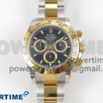 Daytona 126503 Clean 1:1 Best Edition 904L Black Dial on SS/YG Bracelet Super Clone DD4131