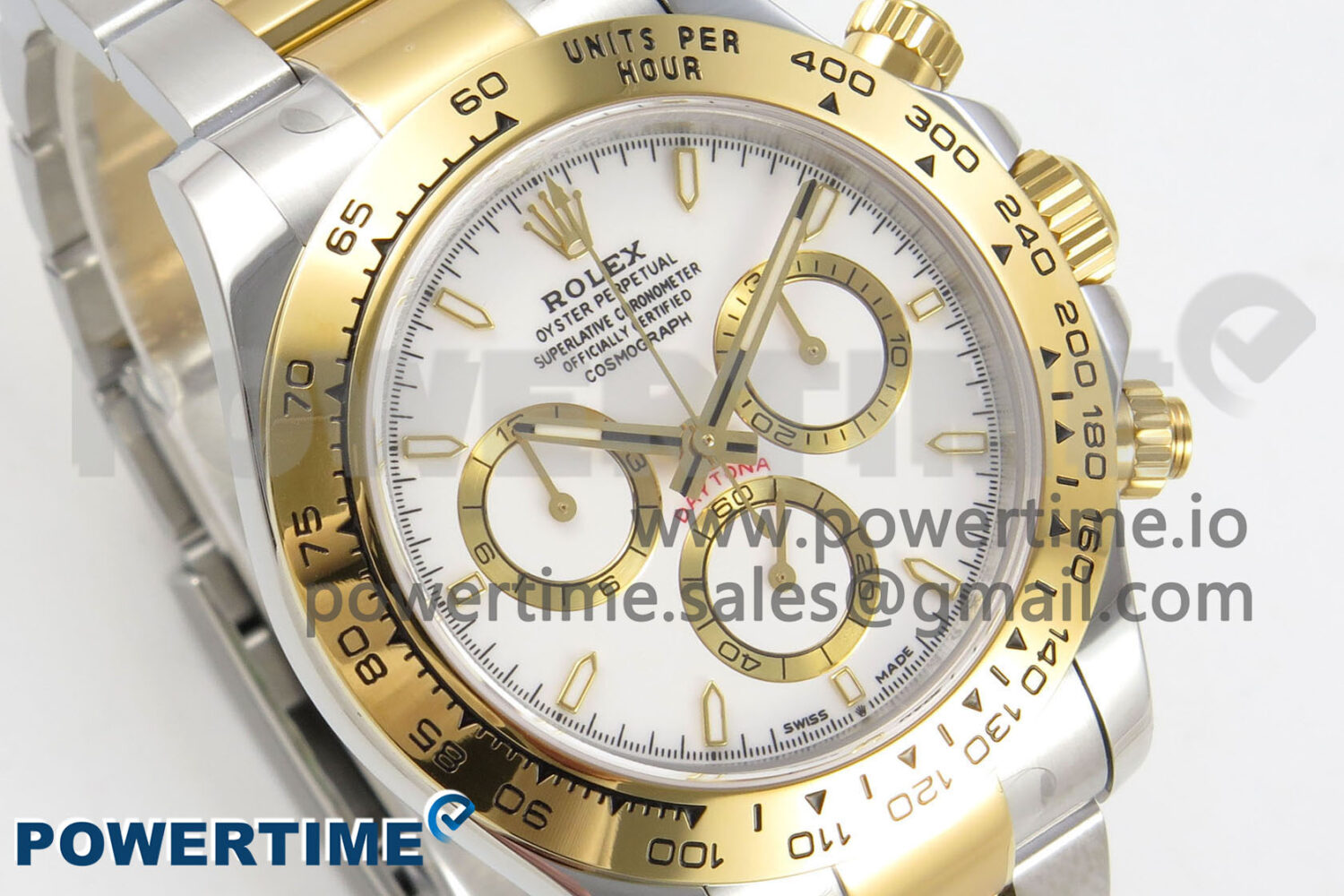 Daytona 126503 SS/YG Clean 1:1 Best Edition 904L White Dial on SS/YG Bracelet Super Clone DD4131 - Image 2