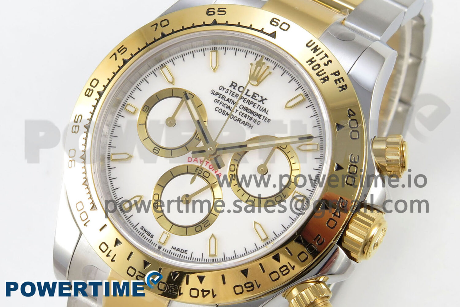 Daytona 126503 SS/YG Clean 1:1 Best Edition 904L White Dial on SS/YG Bracelet Super Clone DD4131 - Image 3