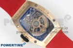 RM07 Ladies RG Diamonds Bezel ZF 1:1 Best Edition Red Diamonds Skeleton Dial on Red Rubber Strap CRMA2 Clone - Image 9