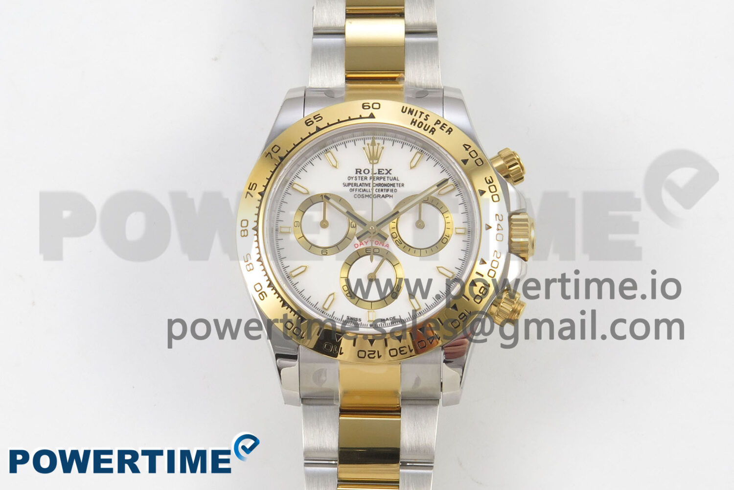 Daytona 126503 SS/YG Clean 1:1 Best Edition 904L White Dial on SS/YG Bracelet Super Clone DD4131 - Image 1