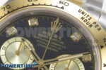 Daytona 126503 Clean 1:1 Best Edition 904L Black/YG Diamond Dial on SS/YG Bracelet Super Clone DD4131 - Image 4