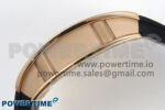 RM07 Ladies Full Diamonds RG ZF 1:1 Best Edition Black Dial on Black Rubber Strap CRMA2 Clone - Image 7