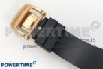 RM07 Ladies Full Diamonds RG ZF 1:1 Best Edition Black Dial on Black Rubber Strap CRMA2 Clone - Image 10