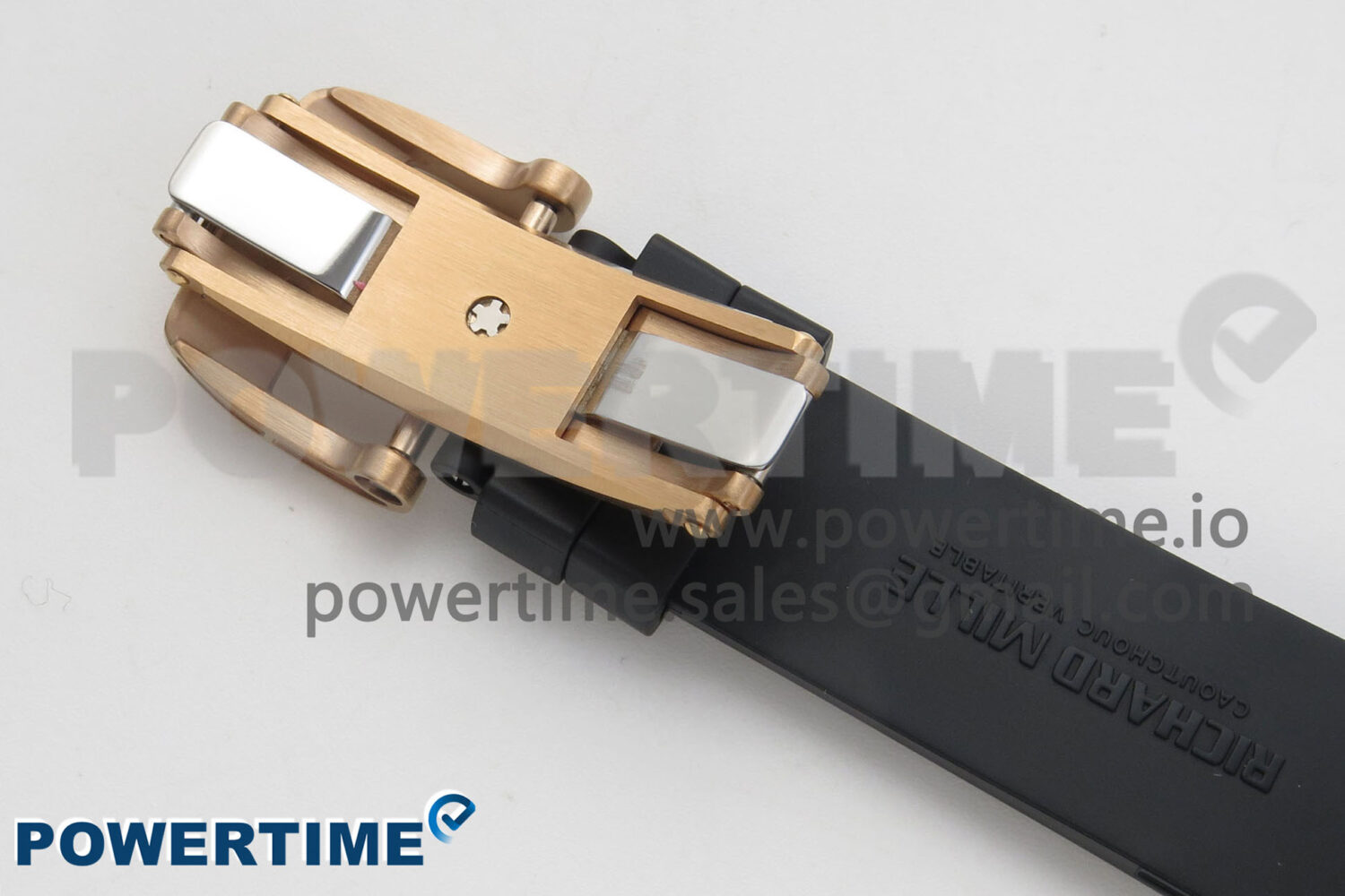 RM07 Ladies Full Diamonds RG ZF 1:1 Best Edition Black Dial on Black Rubber Strap CRMA2 Clone - Image 11