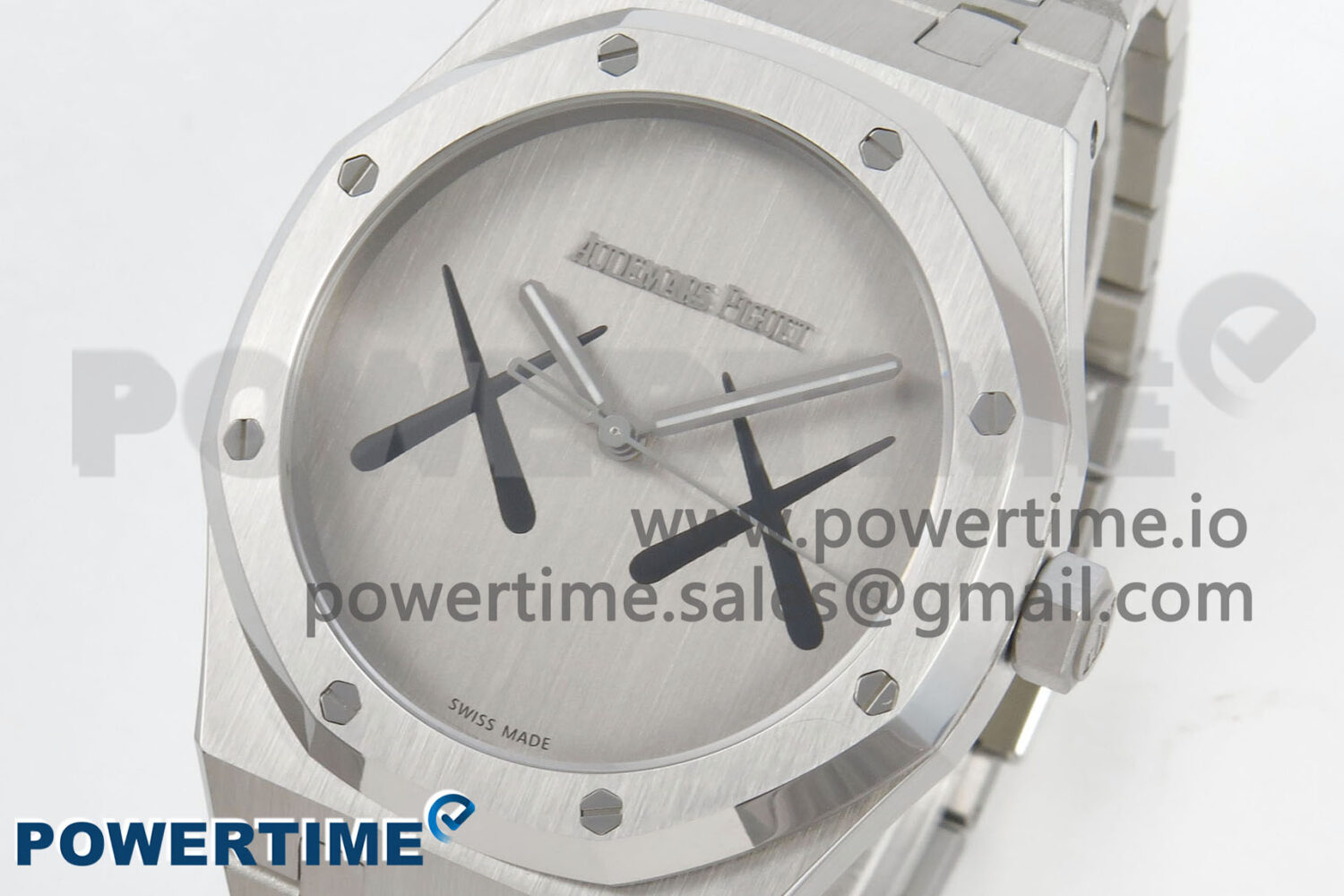 Royal Oak 41mm 15500 KAWS SS IPF 1:1 Best Edition XX Dial on SS Bracelet SA4302 Super Clone - Image 2