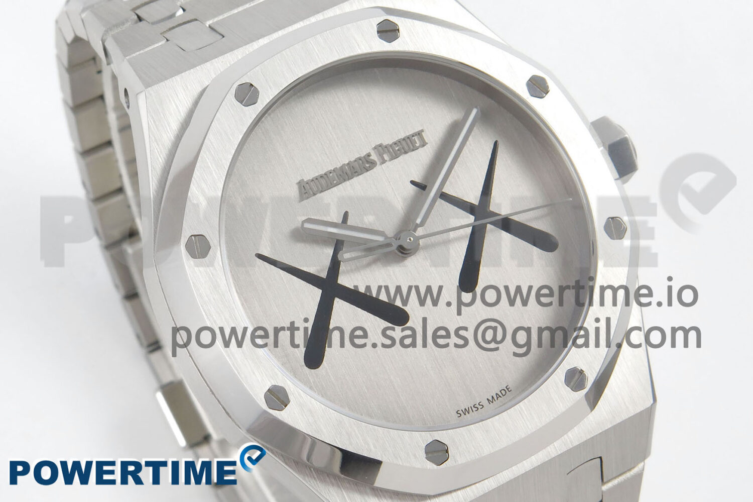 Royal Oak 41mm 15500 KAWS SS IPF 1:1 Best Edition XX Dial on SS Bracelet SA4302 Super Clone - Image 3