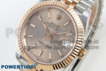 DateJust 41 126331 SS/RG ARF 1:1 Best Edition RG Stick Dial on Jubilee Bracelet SH3235 (Weighted) - Image 3