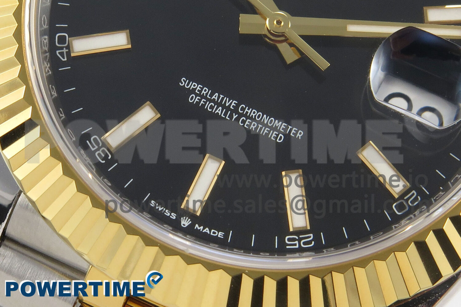 DateJust 41 126333 SS/YG ARF 1:1 Best Edition Black Stick Dial on Jubilee Bracelet SH3235 (Weighted) - Image 5