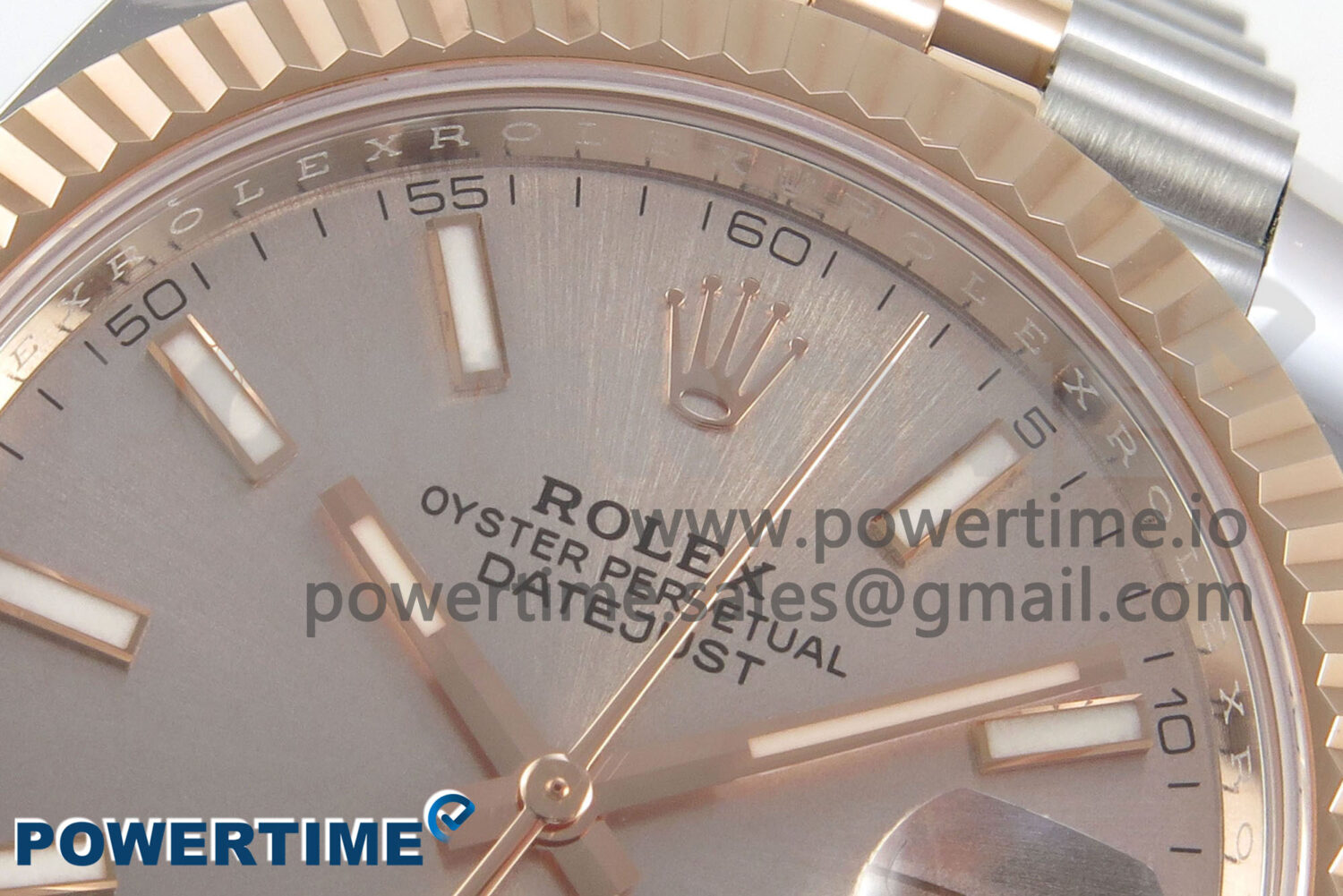 DateJust 41 126331 SS/RG ARF 1:1 Best Edition RG Stick Dial on Jubilee Bracelet SH3235 (Weighted) - Image 4