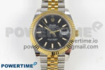 DateJust 41 126333 SS/YG ARF 1:1 Best Edition Black Stick Dial on Jubilee Bracelet SH3235 (Weighted)