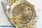 DateJust 41 126333 SS/YG ARF 1:1 Best Edition YG Diamonds Dial on Jubilee Bracelet SH3235 (Weighted) - Image 2