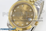 DateJust 41 126333 SS/YG ARF 1:1 Best Edition YG Diamonds Dial on Jubilee Bracelet SH3235 (Weighted) - Image 3