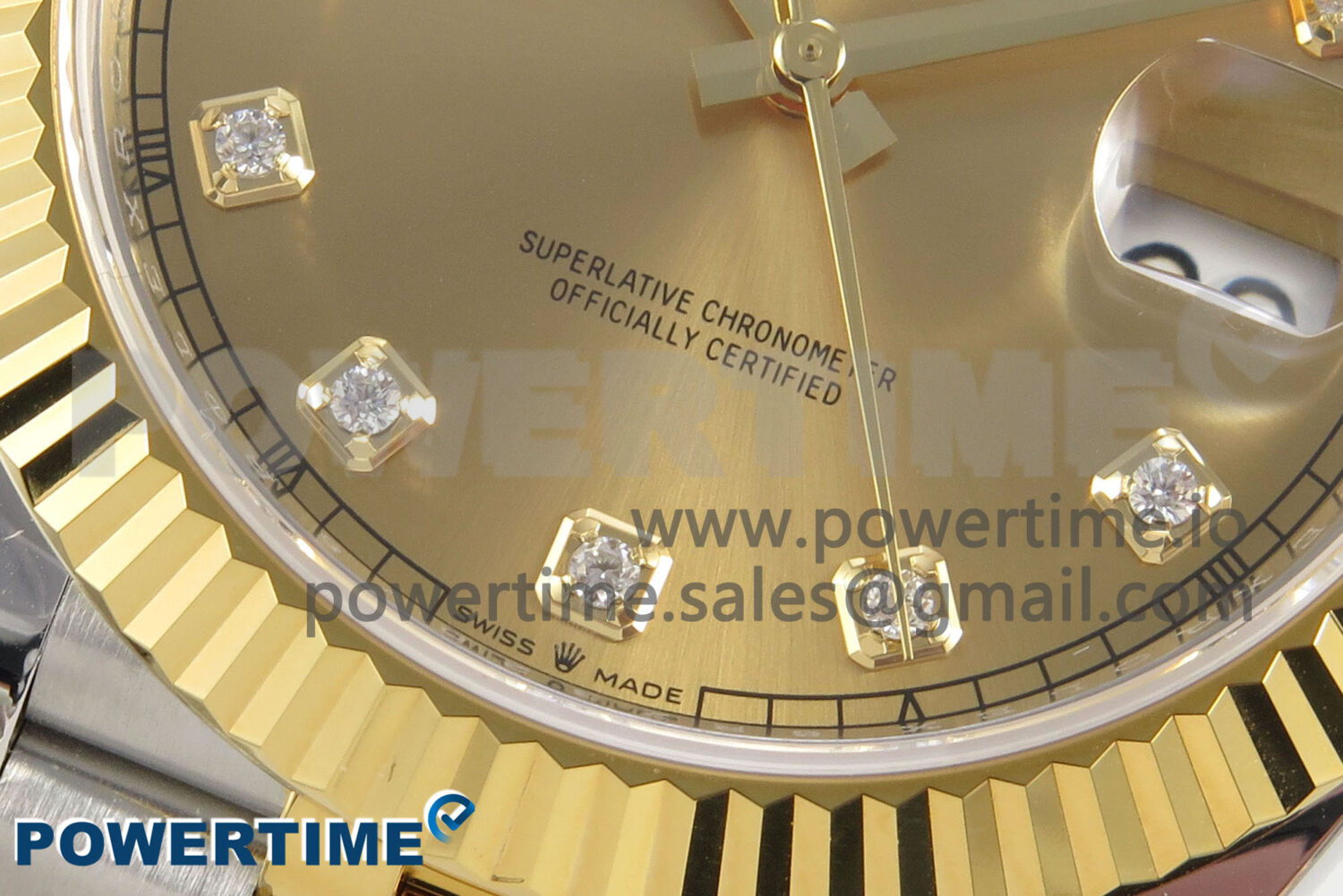 DateJust 41 126333 SS/YG ARF 1:1 Best Edition YG Diamonds Dial on Jubilee Bracelet SH3235 (Weighted) - Image 5