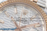 DateJust 41 126331 SS/RG ARF 1:1 Best Edition White Texture Stick Dial on Jubilee Bracelet SH3235 (Weighted) - Image 4