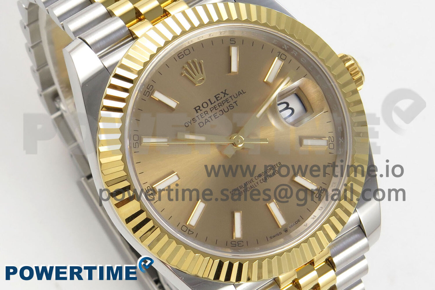 DateJust 41 126333 SS/YG ARF 1:1 Best Edition YG Stick Dial on Jubilee Bracelet SH3235 (Weighted) - Image 13