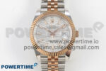 DateJust 41 126331 SS/RG ARF 1:1 Best Edition White Texture Stick Dial on Jubilee Bracelet SH3235 (Weighted)