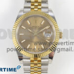 DateJust 41 126333 SS/YG ARF 1:1 Best Edition YG Stick Dial on Jubilee Bracelet SH3235 (Weighted)