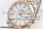 DateJust 41 126331 SS/RG ARF 1:1 Best Edition White Stick Dial on Jubilee Bracelet SH3235 (Weighted) - Image 3