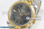 DateJust 41 126333 SS/YG ARF 1:1 Best Edition Gray Roman Dial on Jubilee Bracelet SH3235 (Weighted) - Image 3