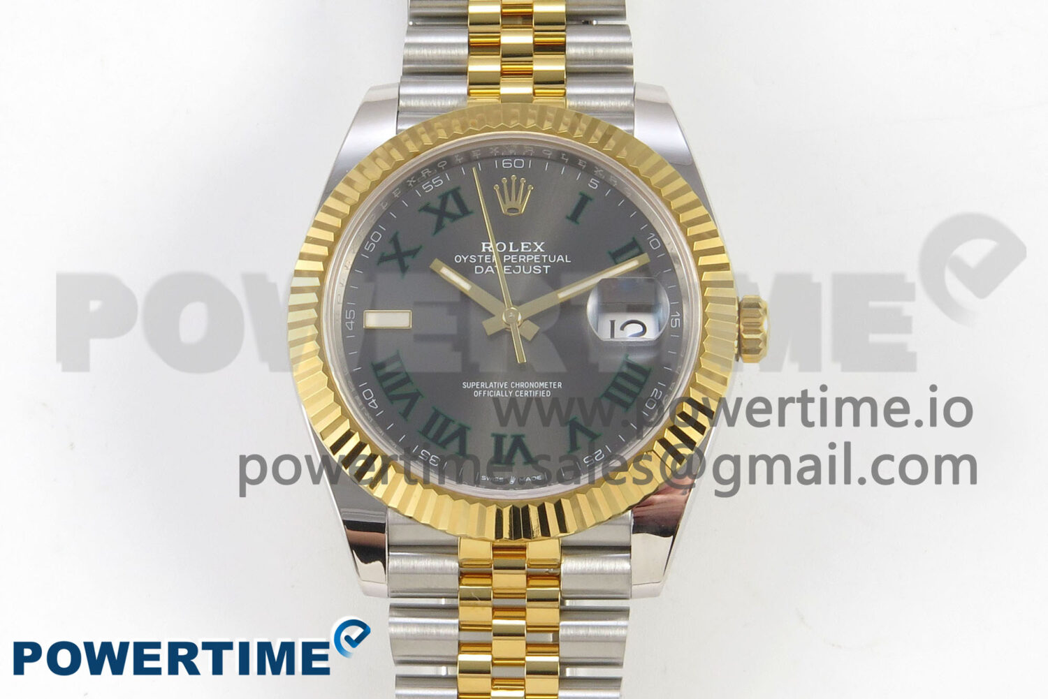 DateJust 41 126333 SS/YG ARF 1:1 Best Edition Gray Roman Dial on Jubilee Bracelet SH3235 (Weighted) - Image 1