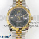 DateJust 41 126333 SS/YG ARF 1:1 Best Edition Gray Roman Dial on Jubilee Bracelet SH3235 (Weighted)