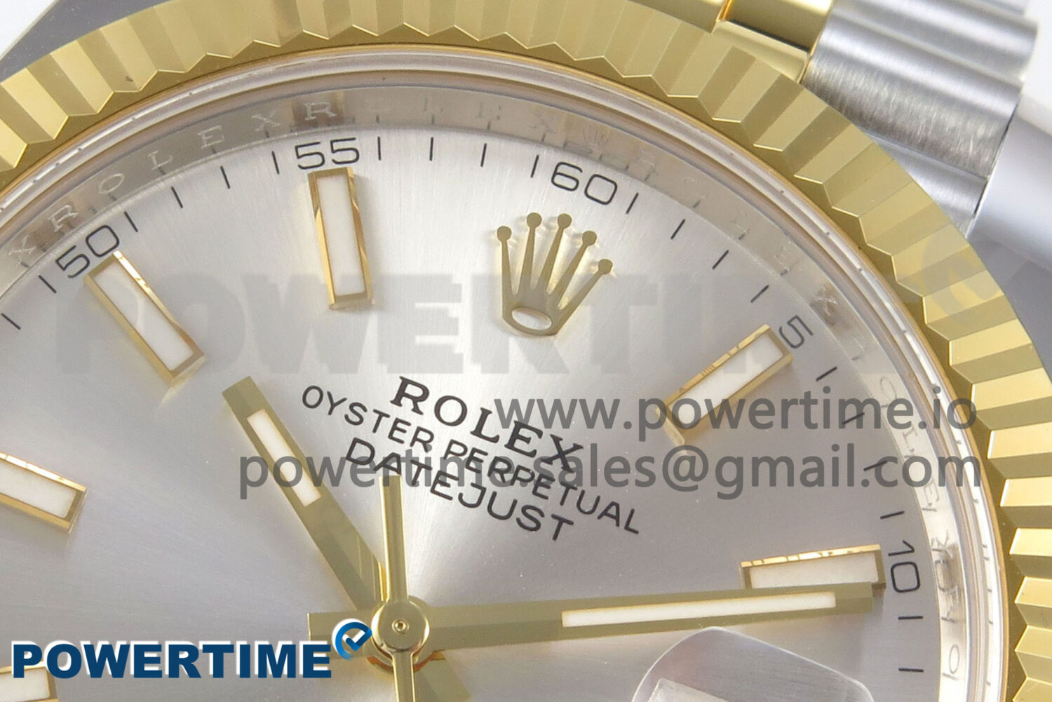 DateJust 41 126333 SS/YG ARF 1:1 Best Edition Silver Stick Dial on Jubilee Bracelet SH3235 (Weighted) - Image 4