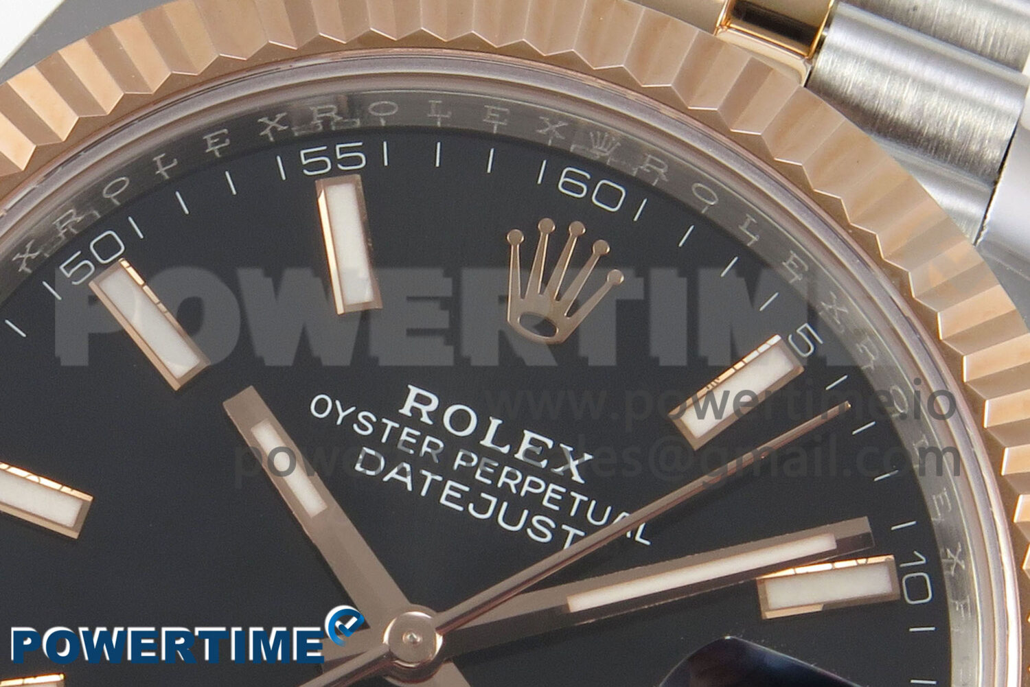DateJust 41 126331 SS/RG ARF 1:1 Best Edition Black Stick Dial on Jubilee Bracelet SH3235 (Weighted) - Image 4