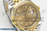 DateJust 41 126333 SS/YG ARF 1:1 Best Edition YG Texture Stick Dial on Jubilee Bracelet SH3235 (Weighted) - Image 2