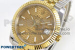 DateJust 41 126333 SS/YG ARF 1:1 Best Edition YG Texture Stick Dial on Jubilee Bracelet SH3235 (Weighted) - Image 3