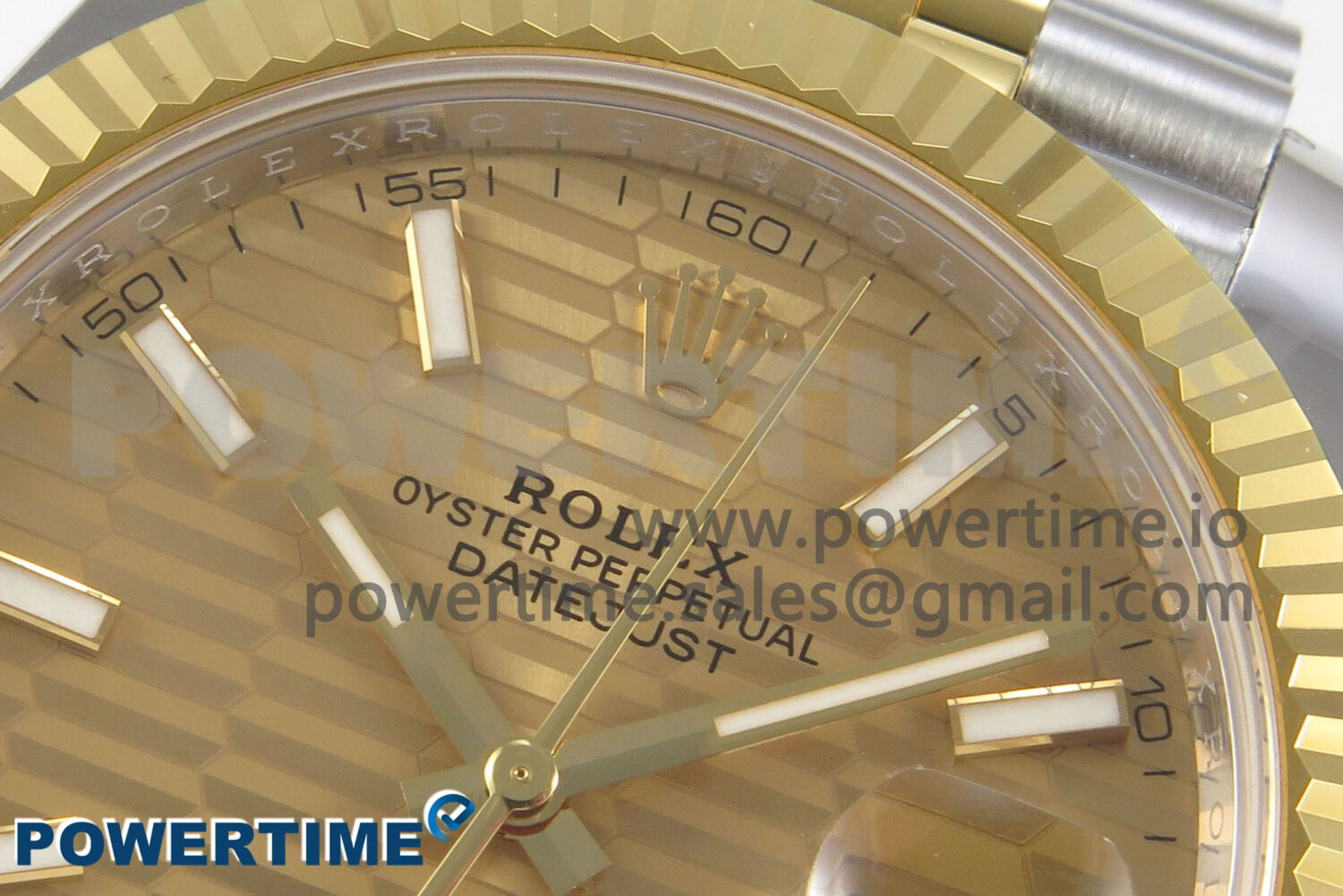 DateJust 41 126333 SS/YG ARF 1:1 Best Edition YG Texture Stick Dial on Jubilee Bracelet SH3235 (Weighted) - Image 4