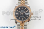 DateJust 41 126331 SS/RG ARF 1:1 Best Edition Black Stick Dial on Jubilee Bracelet SH3235 (Weighted)