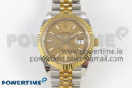 DateJust 41 126333 SS/YG ARF 1:1 Best Edition YG Texture Stick Dial on Jubilee Bracelet SH3235 (Weighted)