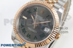 DateJust 41 126331 SS/RG ARF 1:1 Best Edition Gray Roman Dial on Jubilee Bracelet SH3235 (Weighted) - Image 3
