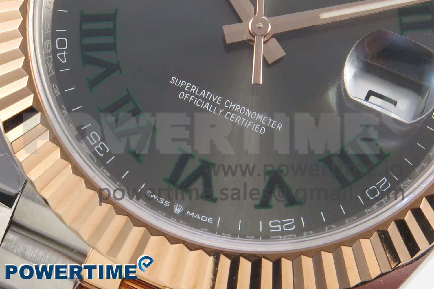 DateJust 41 126331 SS/RG ARF 1:1 Best Edition Gray Roman Dial on Jubilee Bracelet SH3235 (Weighted) - Image 5