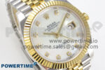 DateJust 41 126333 SS/YG ARF 1:1 Best Edition White MOP Diamonds Dial on Jubilee Bracelet SH3235 (Weighted) - Image 2