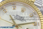 DateJust 41 126333 SS/YG ARF 1:1 Best Edition White MOP Diamonds Dial on Jubilee Bracelet SH3235 (Weighted) - Image 4