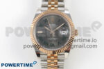 DateJust 41 126331 SS/RG ARF 1:1 Best Edition Gray Roman Dial on Jubilee Bracelet SH3235 (Weighted)