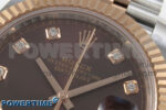 DateJust 41 126331 SS/RG ARF 1:1 Best Edition Brown Diaomonds Dial on Jubilee Bracelet SH3235 (Weighted) - Image 4